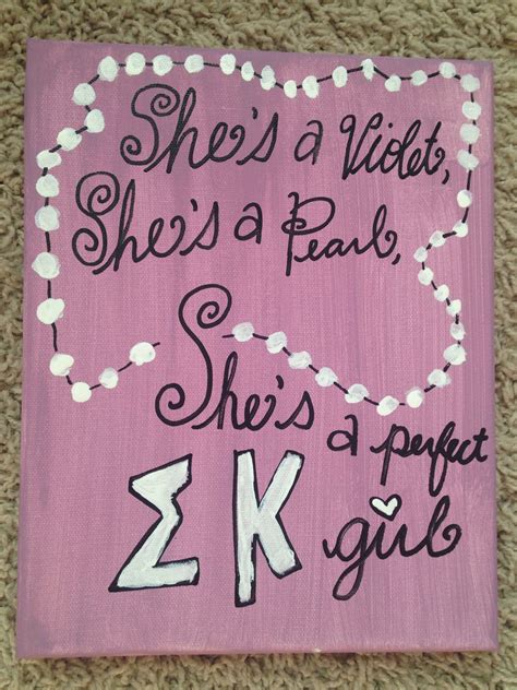 Big And Little Canvas Sigmakappa Sigma Kappa Crafts Sigma Kappa Sigma