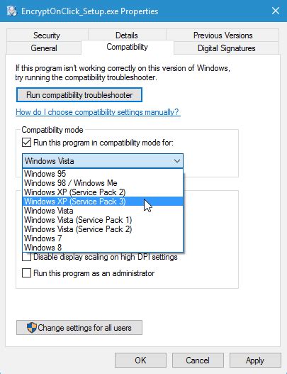 Run Old Software On Windows 10 With Compatibility Mode
