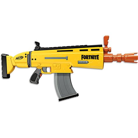 Nerf gun bundle, guns, crossbows, tac vests, target & bullets. NERF Fortnite AR-L Motorised Scar Blaster | BIG W