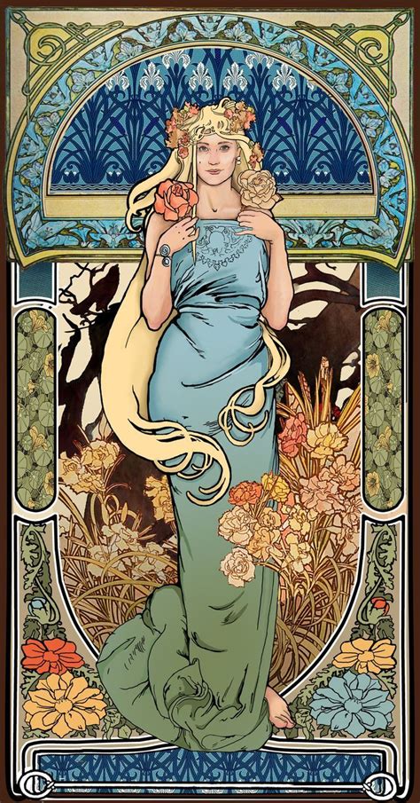 Art Nouveau Illustration Art Nouveau Poster Mucha Art