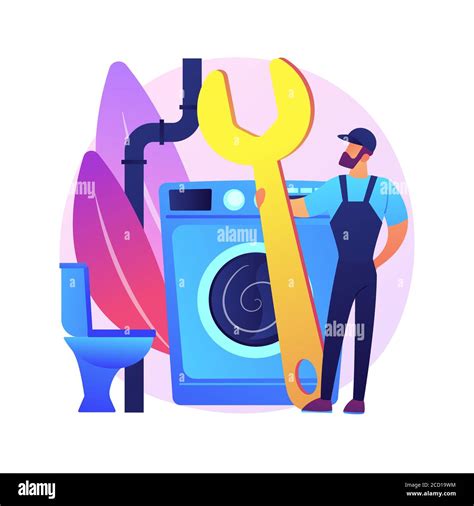 Plumber Services Abstract Concept Vector Illustration Stock Vector