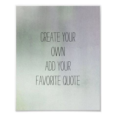 Watercolor Poster Create Your Own Quote Wall Art Create