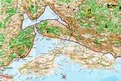 Kotor Bay Tourist Map - Kotor Montenegro • mappery