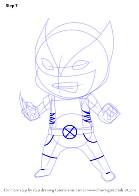 Learn How To Draw Chibi X Men Chibi Characters Step By