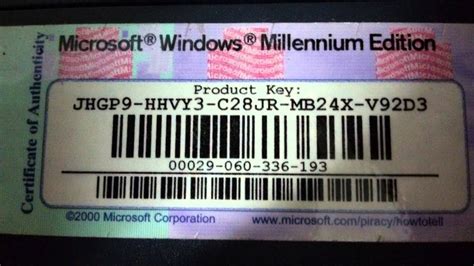 Windows Me Product Key Redledinner
