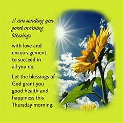 Thursday Blessings Good Morning