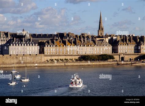 French Historic Resort Of St Malo A Historic Town And Port In Brittany