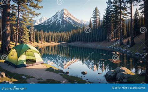 Nature S Embrace a Serene Camping Hammock on National S Mores Day.AI