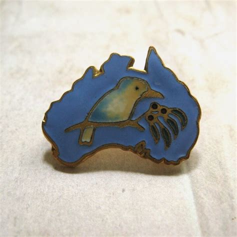 Vintage Bird Pin Australian Badge Australian Pin Pins For Etsy