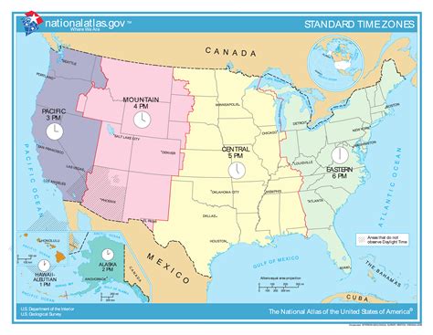 Us Time Zone Map Detailed Images And Photos Finder