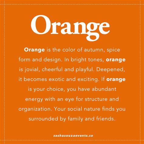 Quotes About The Color Orange Quotesgram
