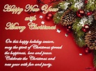 Poetry and Worldwide Wishes: Happy New Year with Merry Christmas with ...