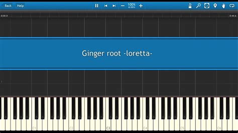 Ginger Root Loretta ~piano Tutorial~ Youtube