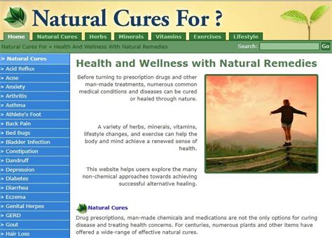 Natural Cures For Health Problems Home Remedies