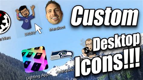 How To Create Custom Desktop Icons Its Easier Than You Think Youtube