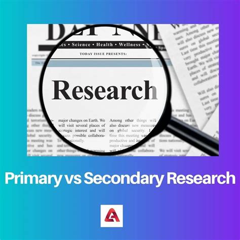 Difference Between Primary Research And Secondary Research
