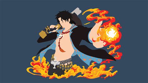 A collection of the top 63 one piece 4k wallpapers and backgrounds available for download for free. Ace One Piece Minimalist 4K #27100
