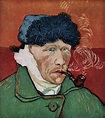 Vincent van Gogh, Autoritratto con orecchio bendato e pipa (Self ...