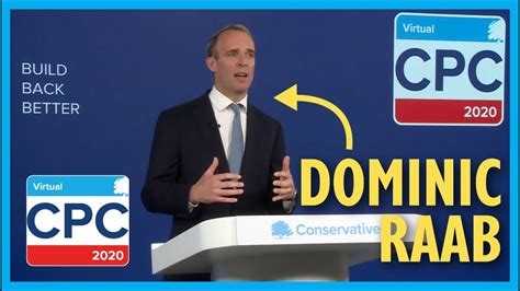 Dominic Raab Keynote Speech Of Conference Day 1 Youtube