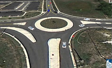 How To Drive A One Lane Simple Roundabout Youtube