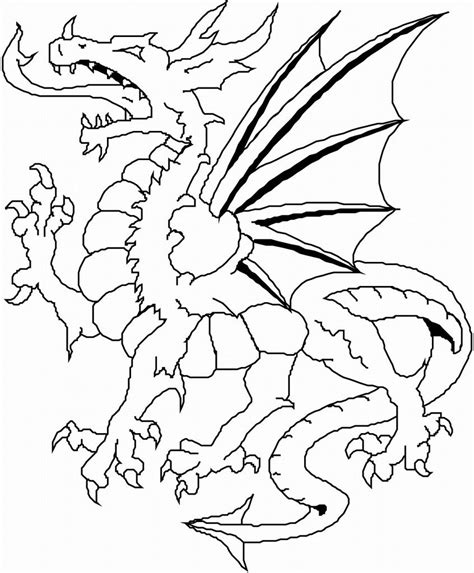 Cool Coloring Pages For Boys Dragon Kidsworksheetfun