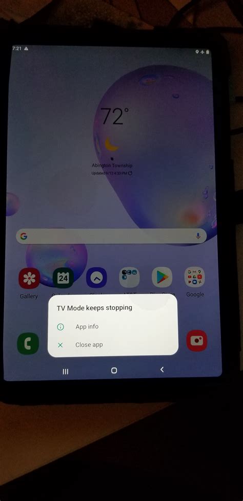 If you are facing app crashing issues on your samsung galaxy smartphone or tablet, you can fix it by using this simple and easy solution. Solved: TV Mode keeps stopping dialog box - Samsung ...