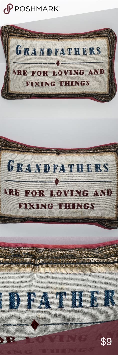 grandfather s are for loving needlepoint pillow needlepoint pillows vintage needlepoint
