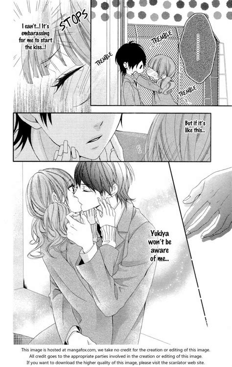 An Anime Story Page With Two People Kissing And One Person Holding The Other S Head