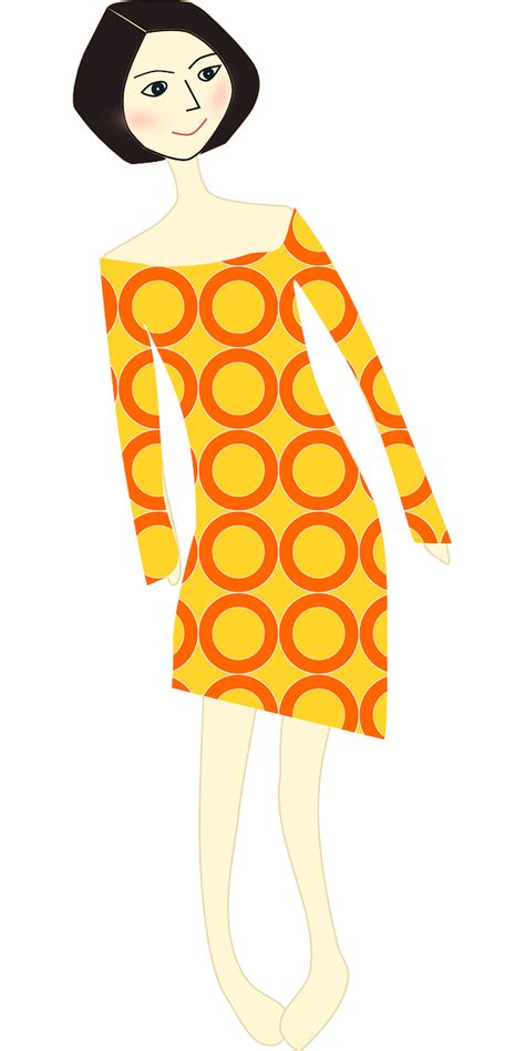 Download Woman Cute Dress Royalty Free Vector Graphic Pixabay