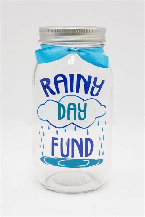 May 07, 2012 · great ideas! Rainy Day Bank | Money jars, Rainy day fund, Mason jars