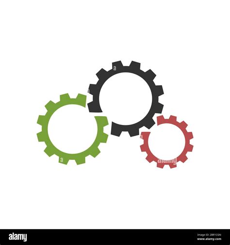 Gears Logo Template Illustration Design Vector Eps 10 Stock Photo Alamy