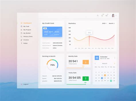 Student Online Portal Interface Design Behance