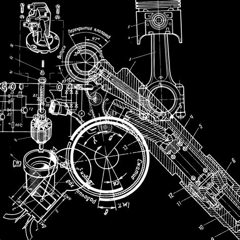 Mechanical Design Technical Drawing Technical Illustration