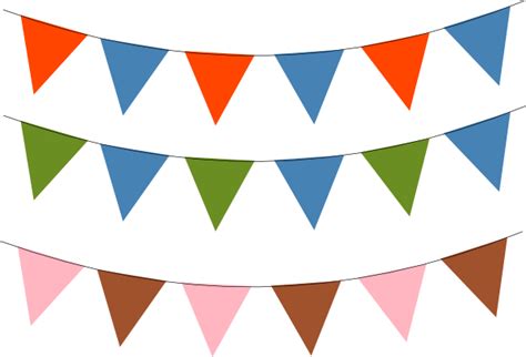 Triangle Flag Banner Clipart Clip Art Library