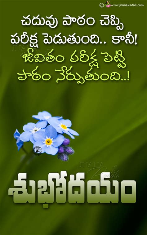 Life Quotes in telugu With good morning motivational Sayings | JNANA