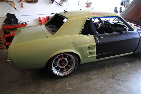 A 67 Mustang Coupe Rises From The Ashes Racingjunk News
