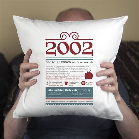 Today, my advice for you is simple: Personalised 18th Birthday Gift Cushion By A Few Home Truths | notonthehighstreet.com