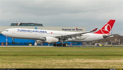 Tc Log Turkish Airlines Airbus A330 300 At Amsterdam Schiphol