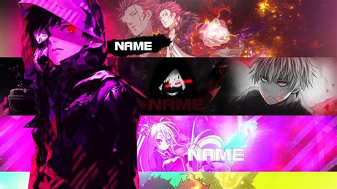 100+ vectors, stock photos & psd files. Free Photoshop Anime Banner Template - YouTube