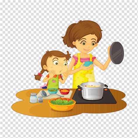 They are in the ti. Chef, Cooking, Drawing, Cartoon, Mother, Daughter, Toy ...