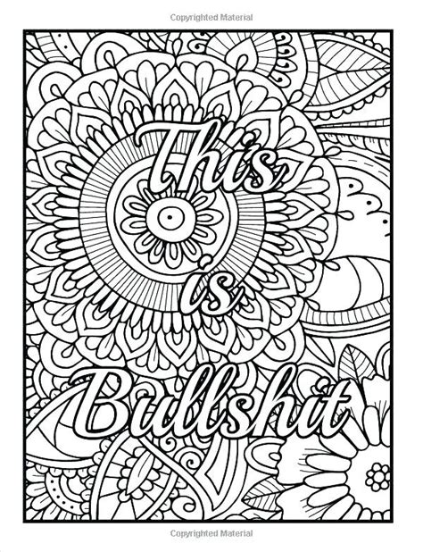 Free printable swear word coloring pages for adults and teens. Full Coloring Pages at GetColorings.com | Free printable ...