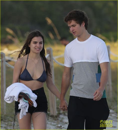 Ansel Elgort Goes Shirtless For A Workout At The Beach Photo