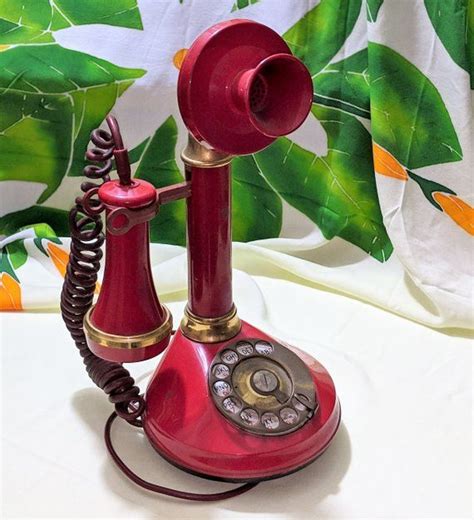 chandelier vintage telephone   rotatif ancien etsy
