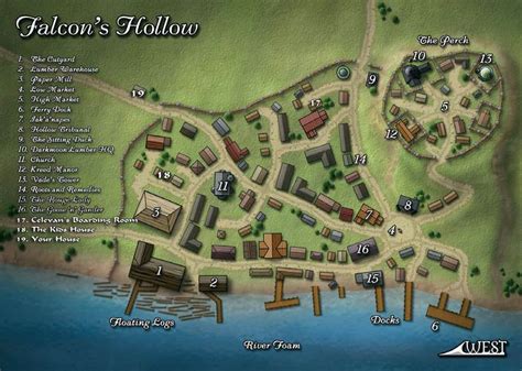 13 Mapas De Vilarejos Para Sua Aventura De RPG Help RPG
