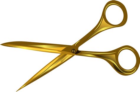 Яндекс Фотки Gold Hair Scissor Icon Transparent Background Clipart