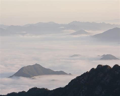 Sea Of Clouds On Huangshan Mountains Photograph By Ashok Sinha