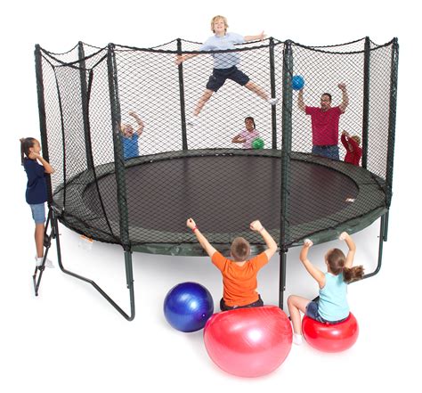 Yes, jumps help to strengthen the muscular structure of the body, especially the jogging muscles the longer the exercise lasts, the higher the judges' ratings. PowerBounce Trampoline - ReadyPlaySet