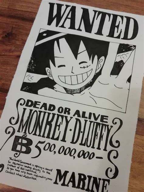 Luffy Wanted Poster Monkey D Luffy Luffy One Piece Luffy Porn Sex Picture