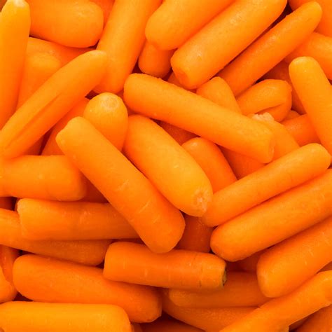 Carrots Mini Peeled Organic 1 Lb Bag