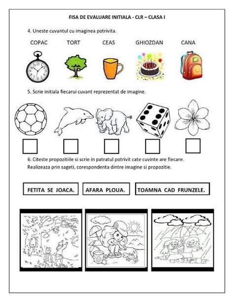 Bildergebnis Für Fise De Romana Clasa 0 Preschool Learning Activities